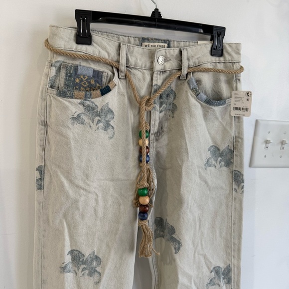 Free People We The Free Geranium Slouchy Straight Jeans - Picture 5 of 10
